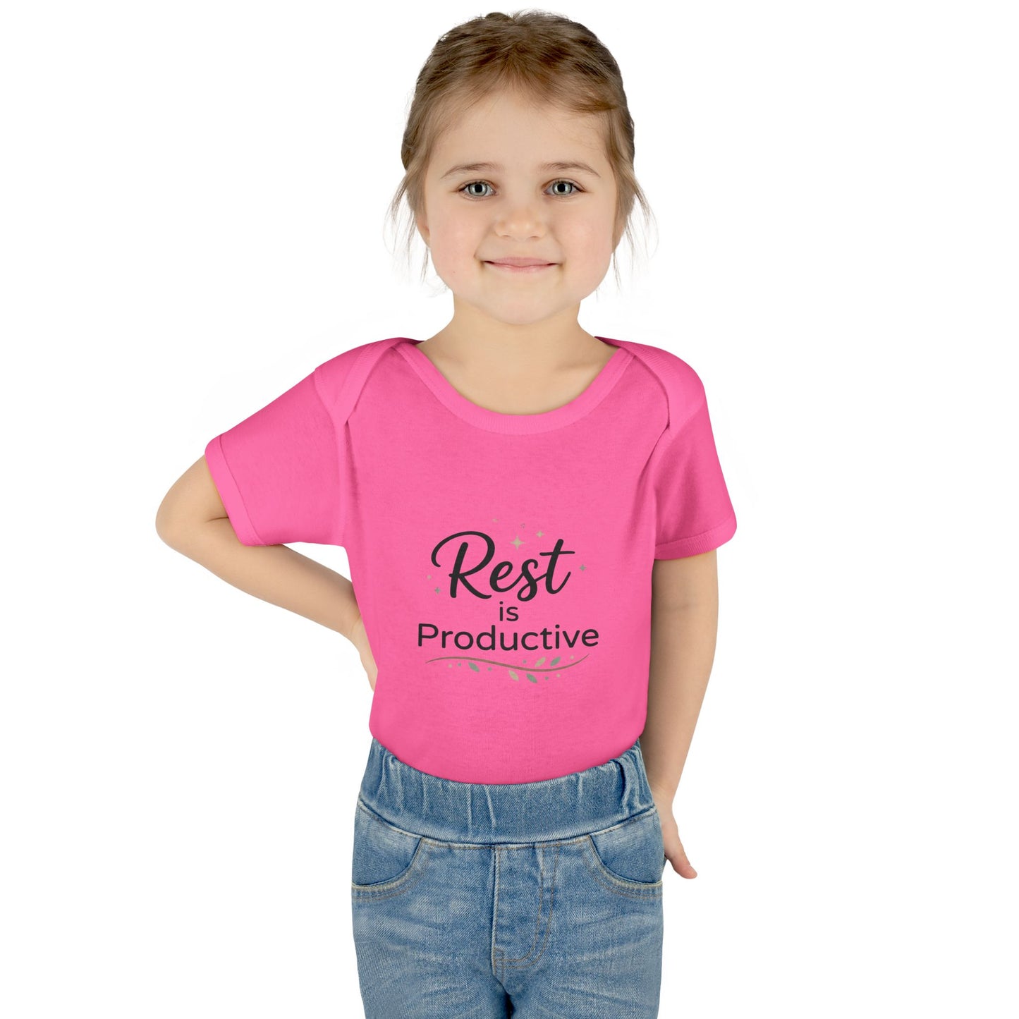 Baby-Body "Rest is Productive" – Baby-Strampler, niedliches, positives Geschenk für müde Babys