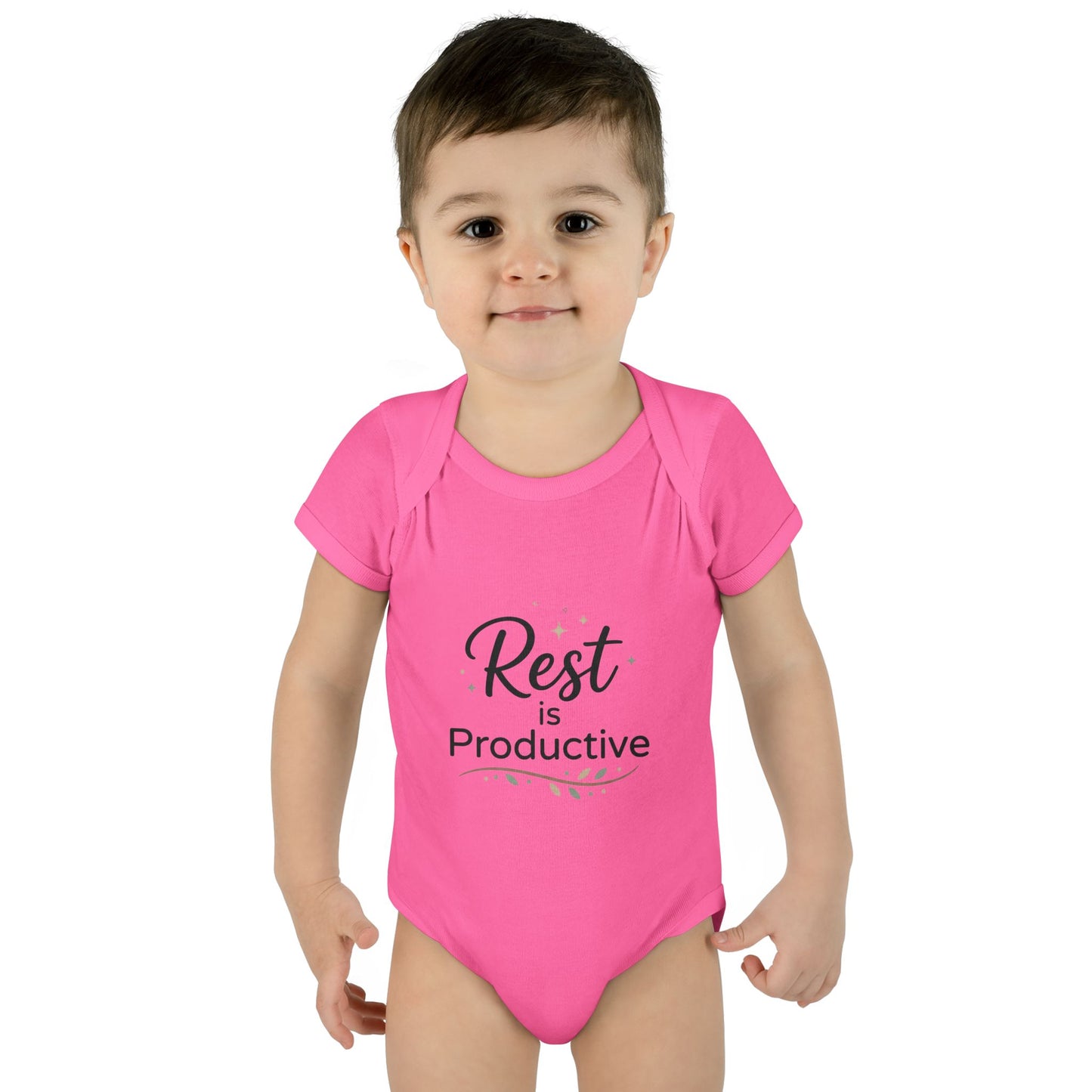 Baby-Body "Rest is Productive" – Baby-Strampler, niedliches, positives Geschenk für müde Babys