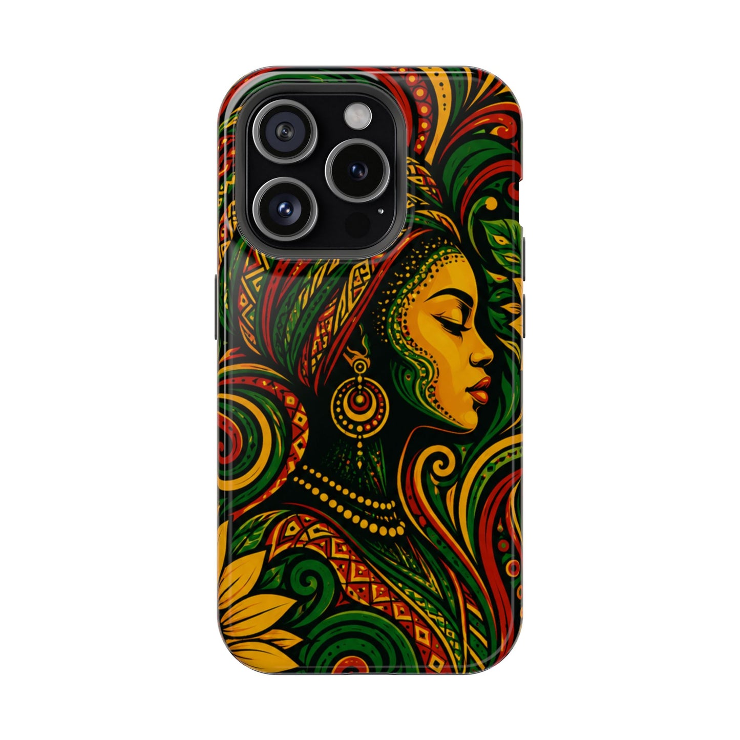 Afrocentric Rasta Woman Magnetic Impact-Resistant Phone Case