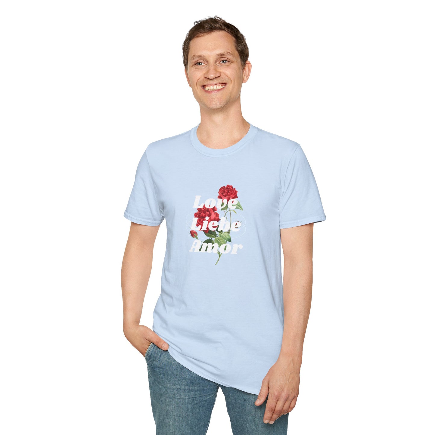 LOVE LIEBE AMOR T-Shirt — Trilingual Love Graphic Tee