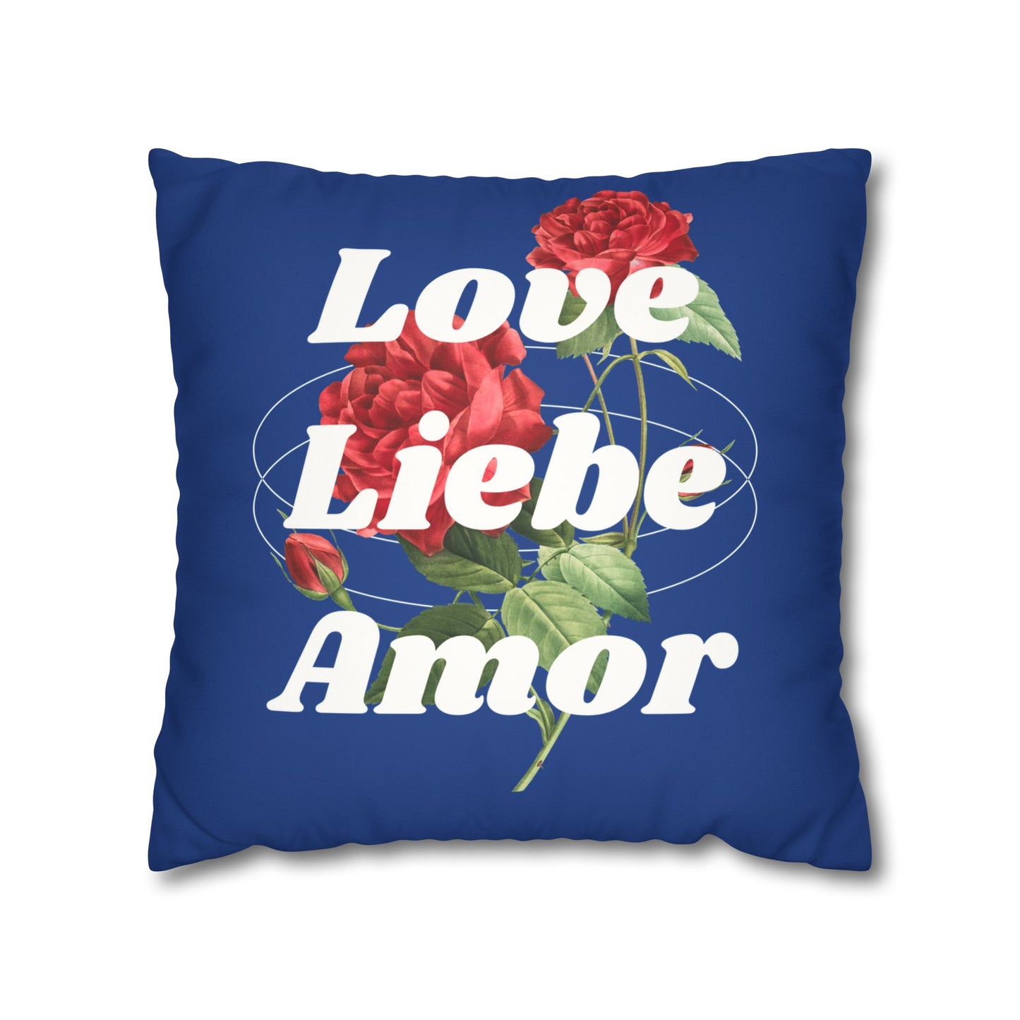 Faux Suede Square Pillowcase