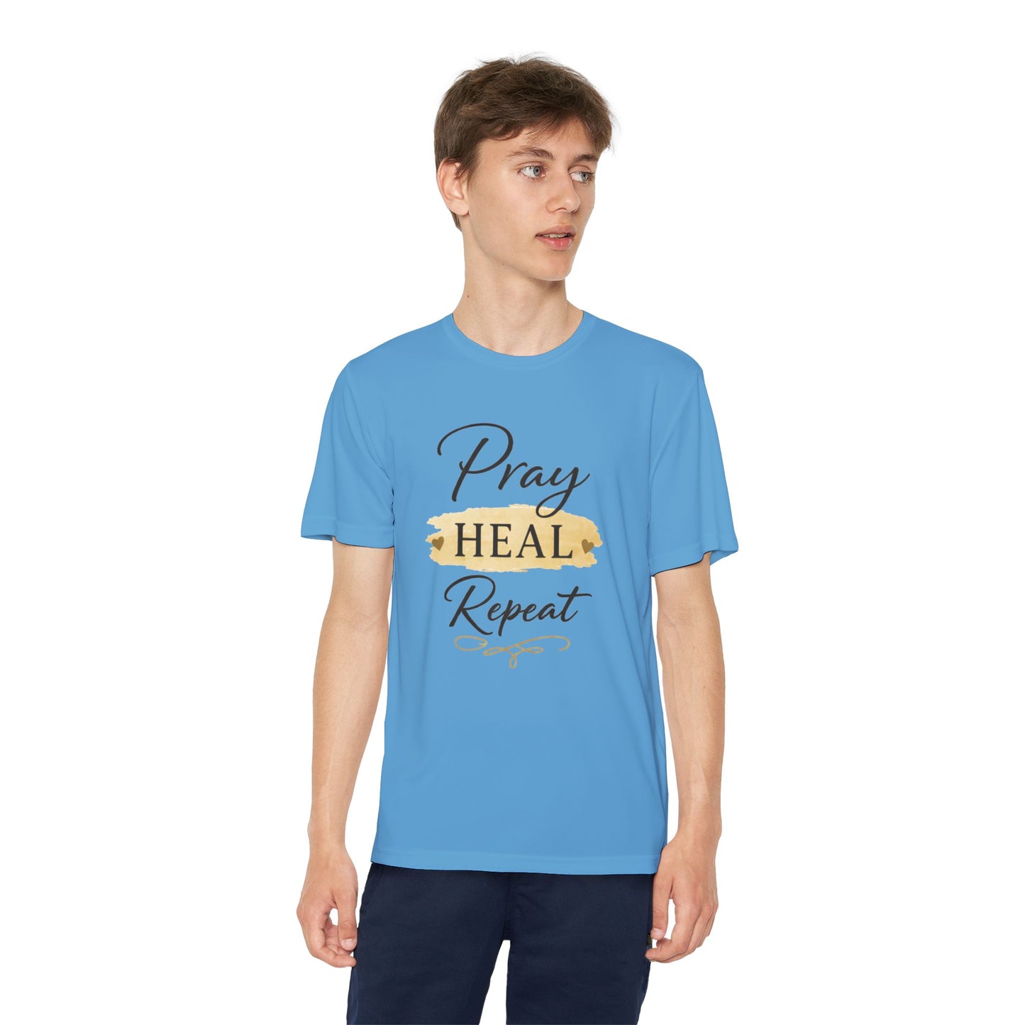 Beten Heilen Wiederholen T-Shirt für Jugendliche