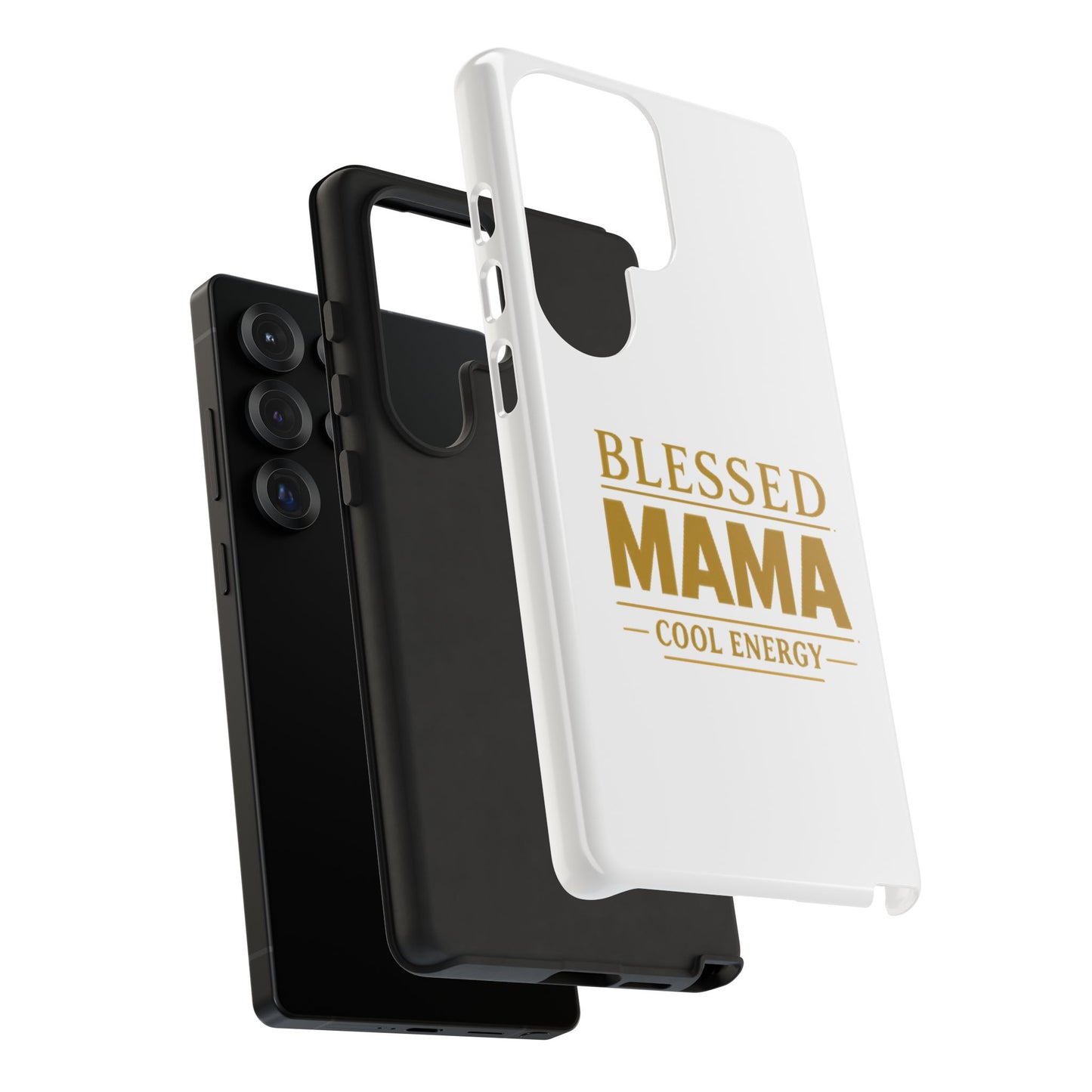 Blessed Mama Tough Case — "BLESSED MAMA COOL ENERGY" Phone Case