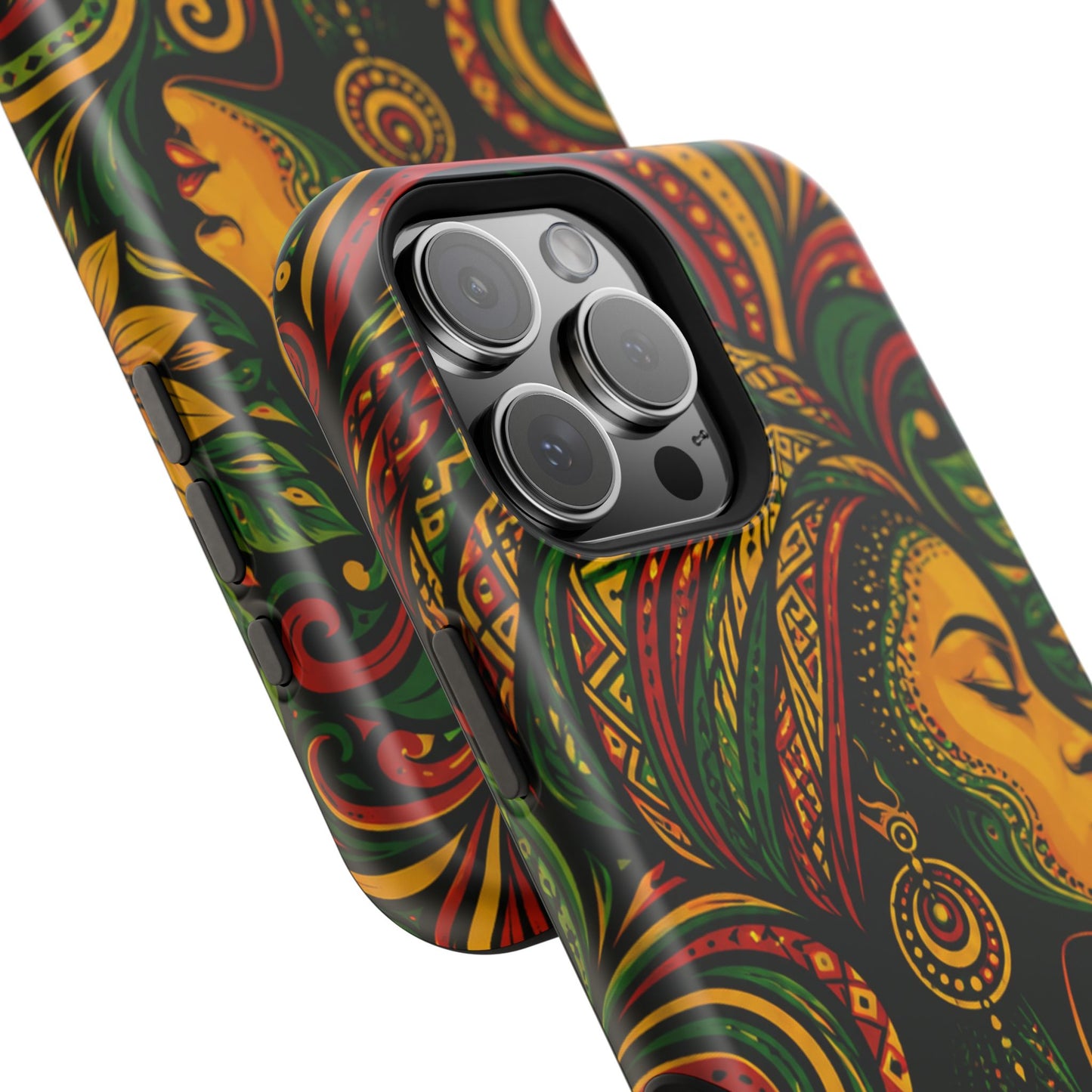 Afrocentric Rasta Woman Magnetic Impact-Resistant Phone Case