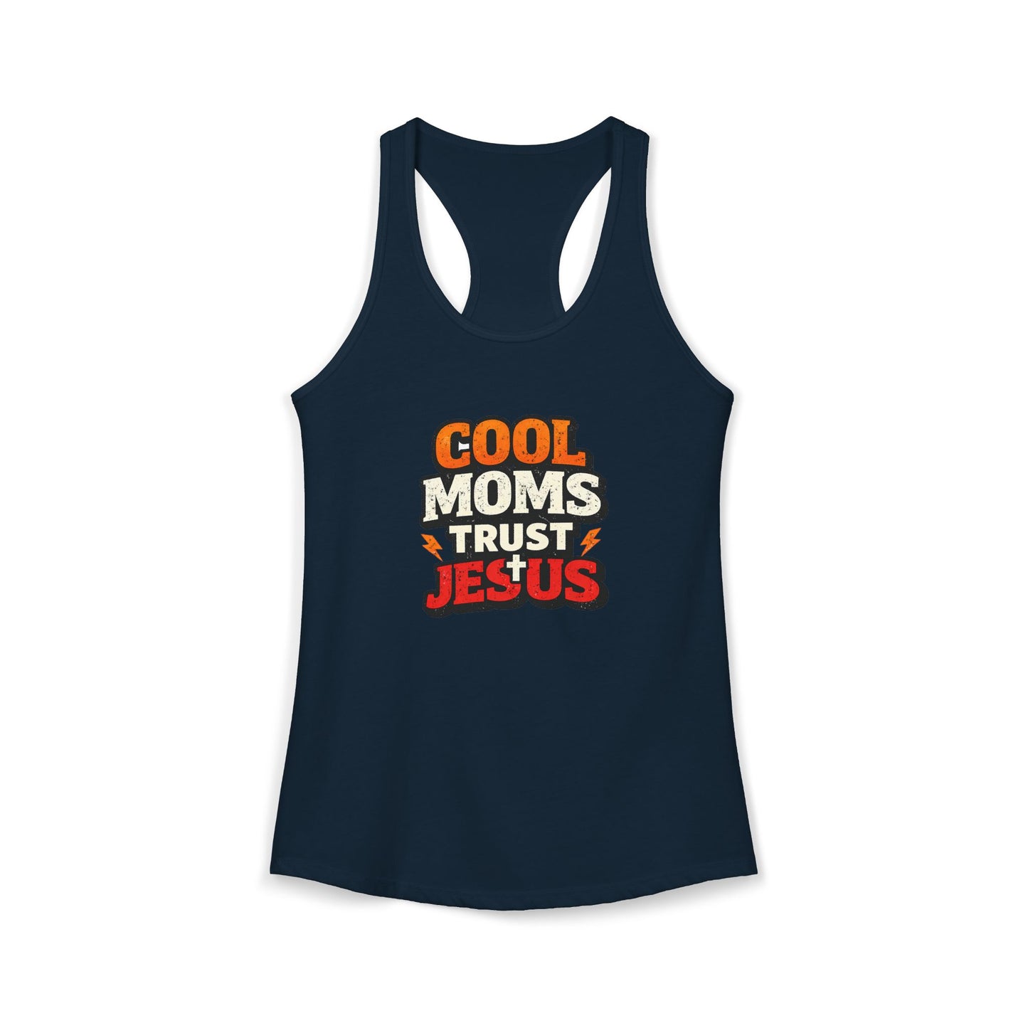 Cool Mums Trust Jesus Racerback Tank