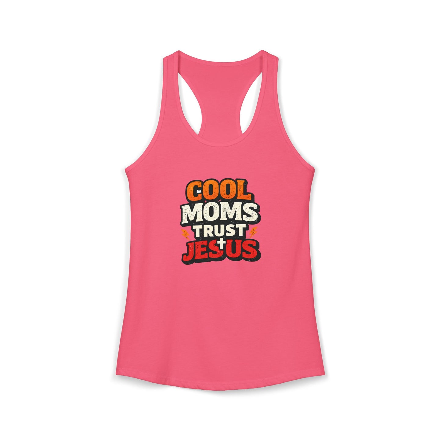 Cool Mums Trust Jesus Racerback Tank