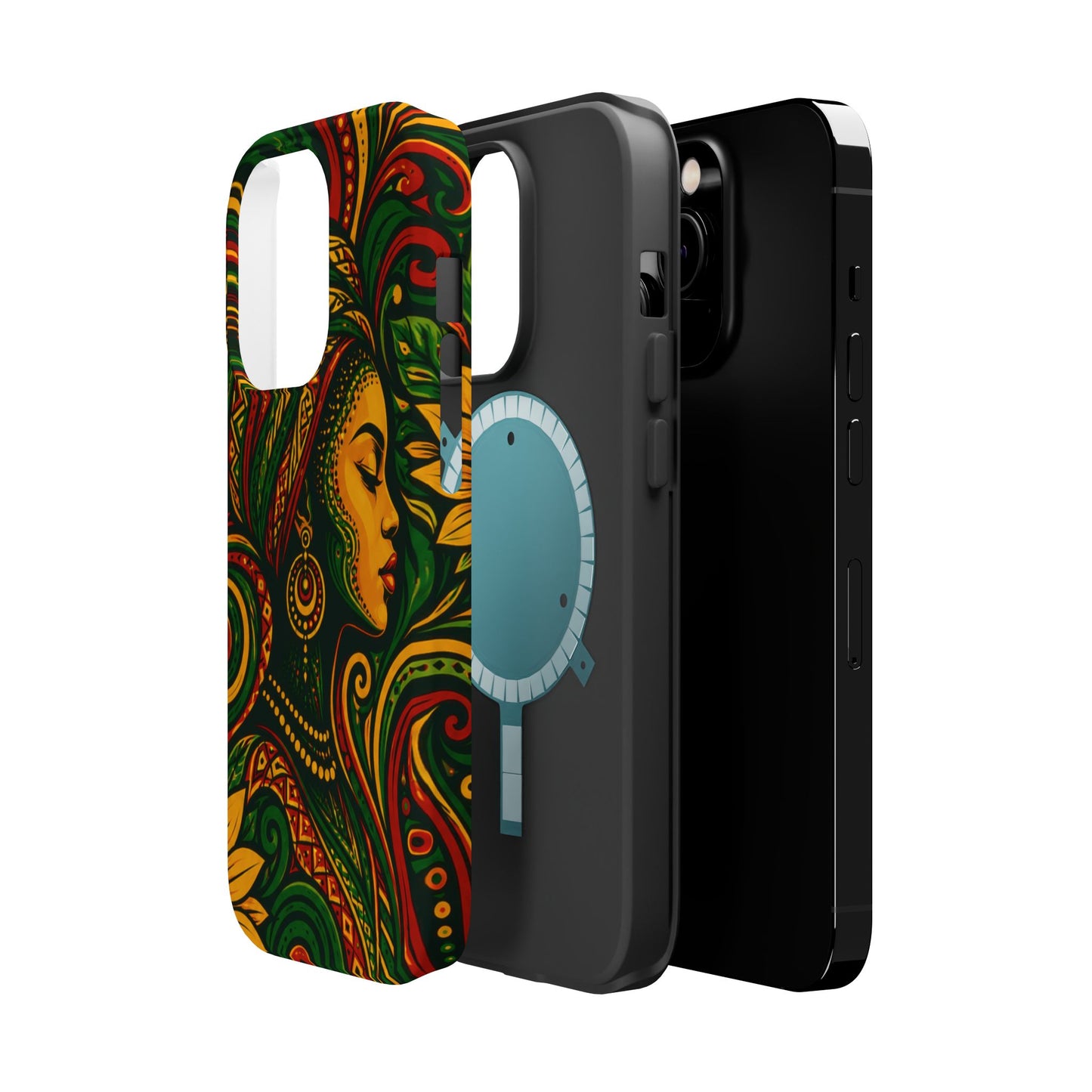 Afrocentric Rasta Woman Magnetic Impact-Resistant Phone Case