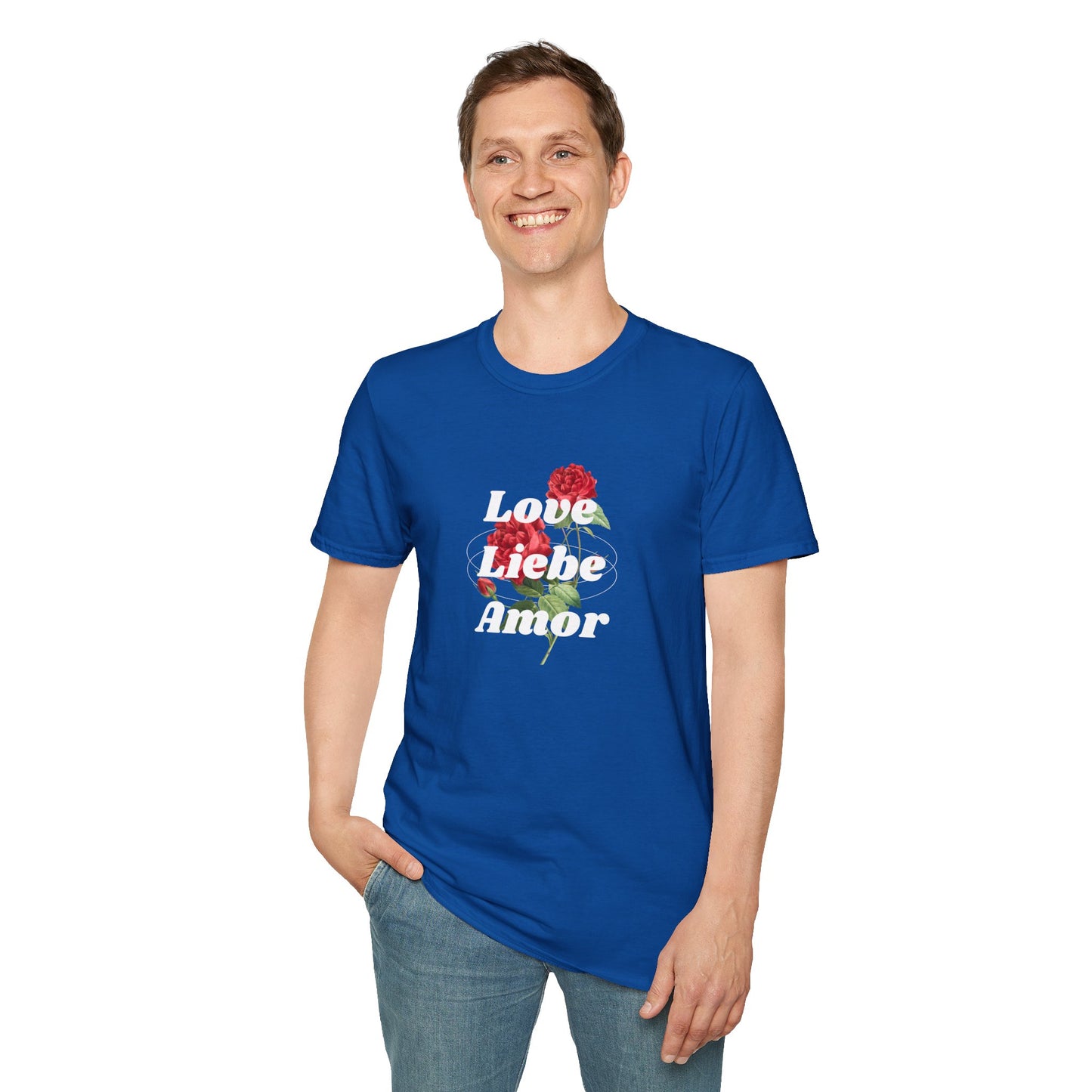 LOVE LIEBE AMOR T-Shirt — Trilingual Love Graphic Tee