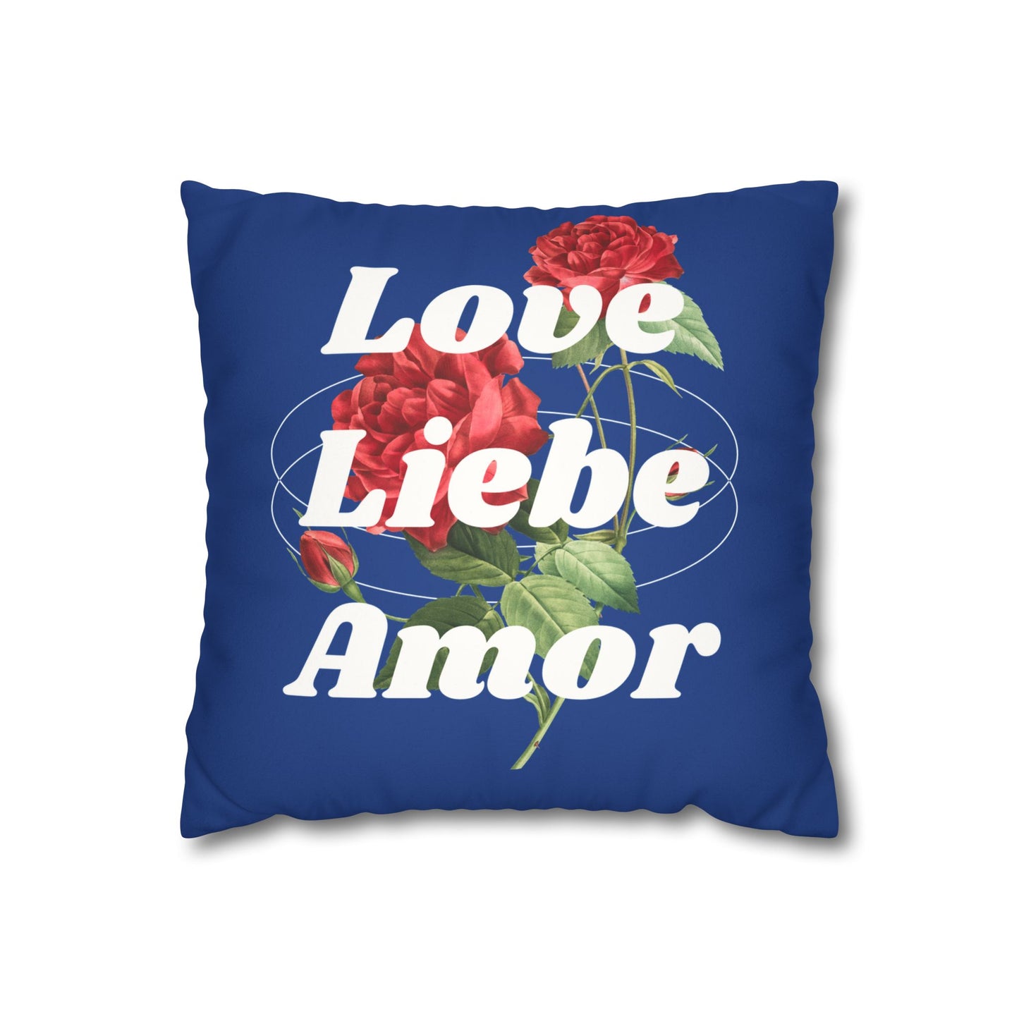 Faux Suede Square Pillowcase