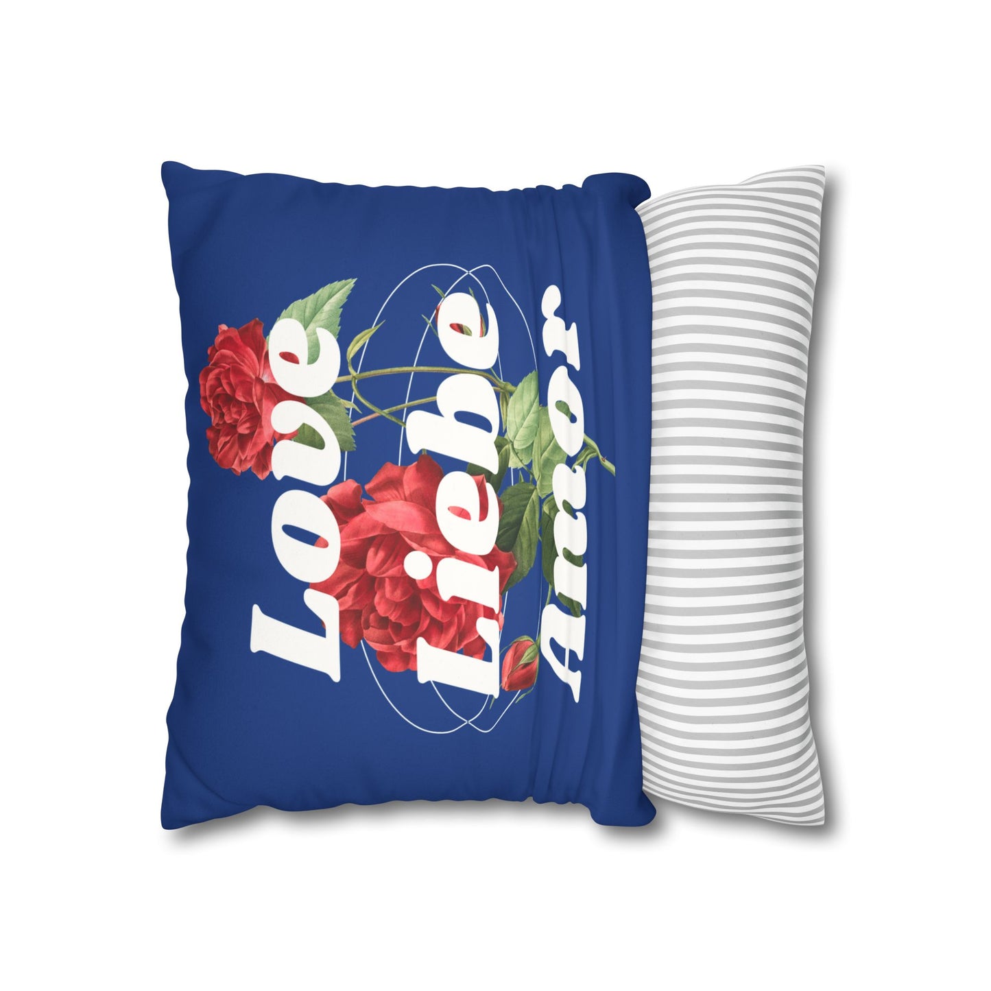 Faux Suede Square Pillowcase