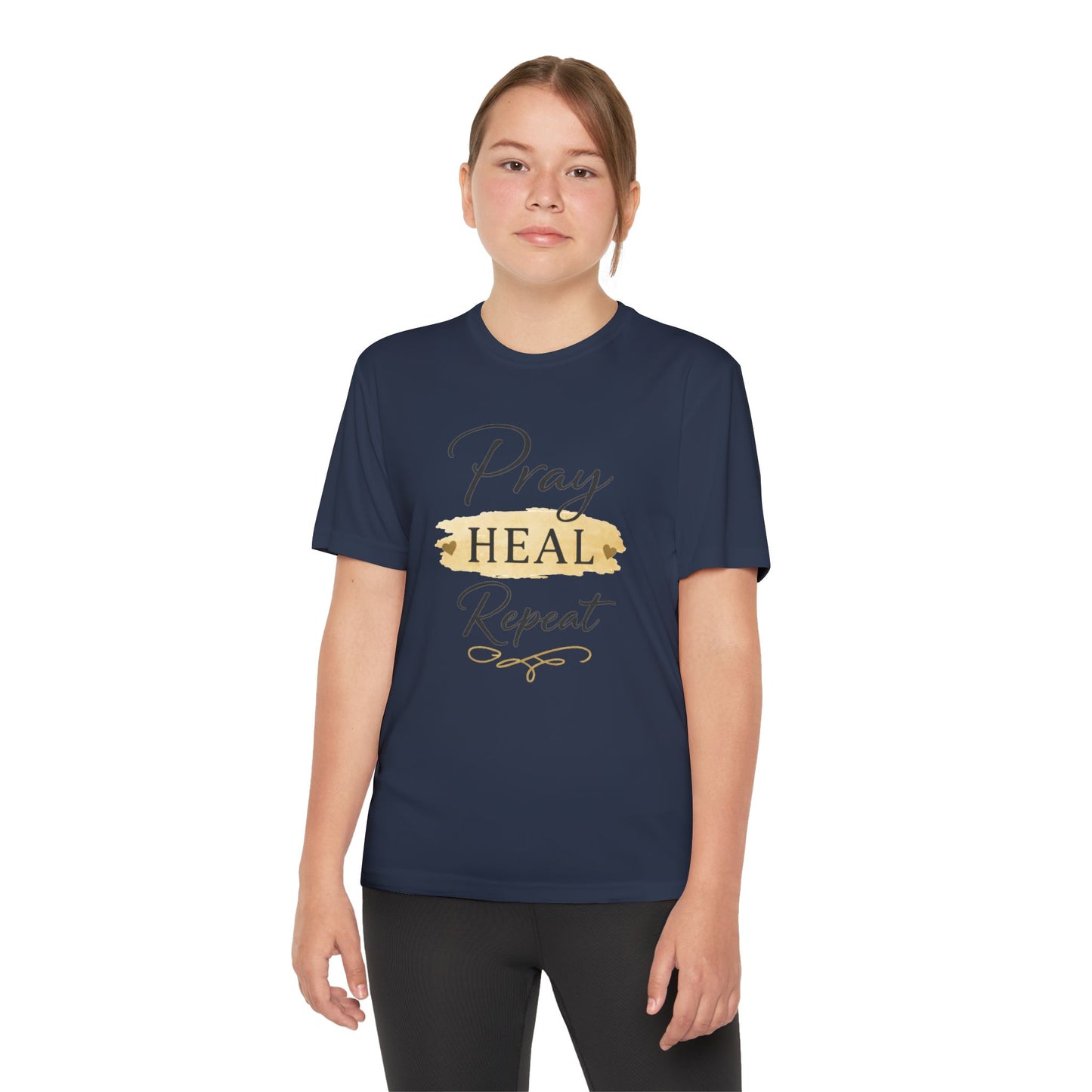 Beten Heilen Wiederholen T-Shirt für Jugendliche
