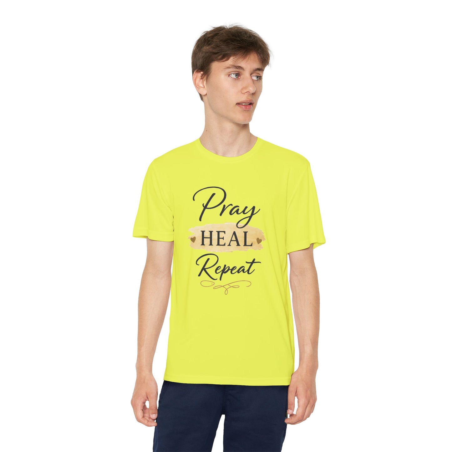 Beten Heilen Wiederholen T-Shirt für Jugendliche