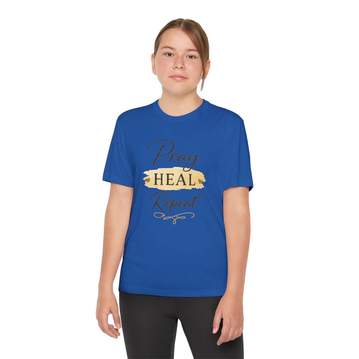 Beten Heilen Wiederholen T-Shirt für Jugendliche