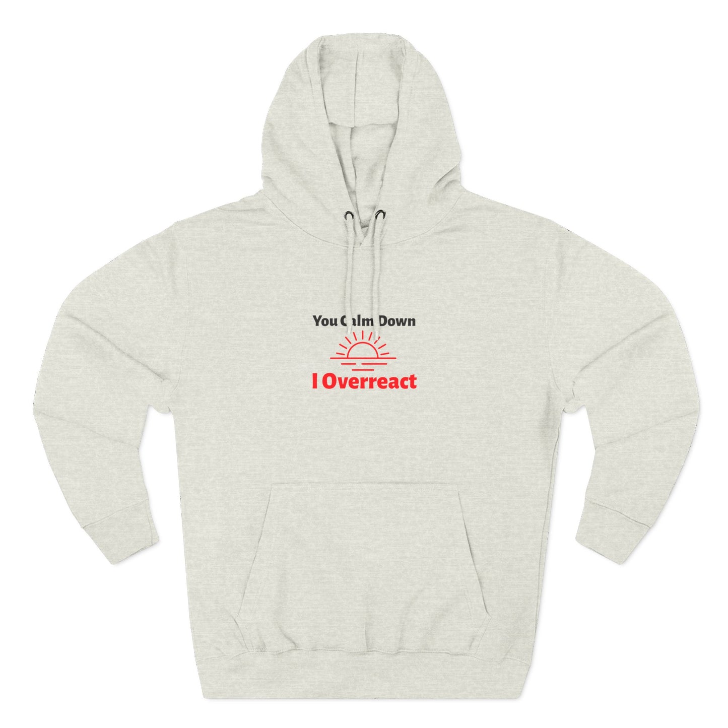Three-Panel Fleece Hoodie