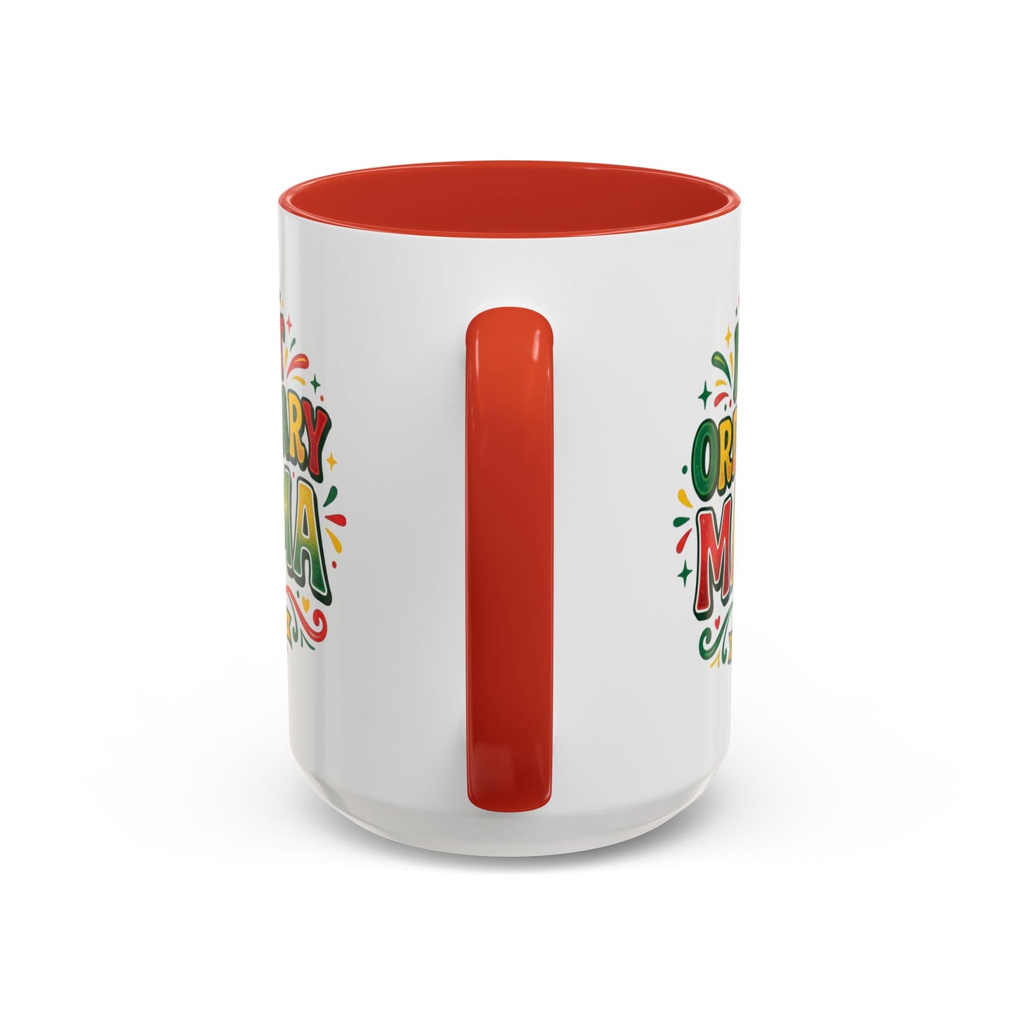 Accent Coffee Mug — "Not an ORDINARY MAMA" Ceramic Mom Coffee Cup (11/15 oz)
