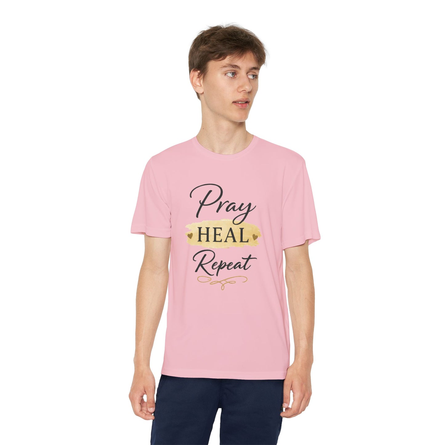 Beten Heilen Wiederholen T-Shirt für Jugendliche