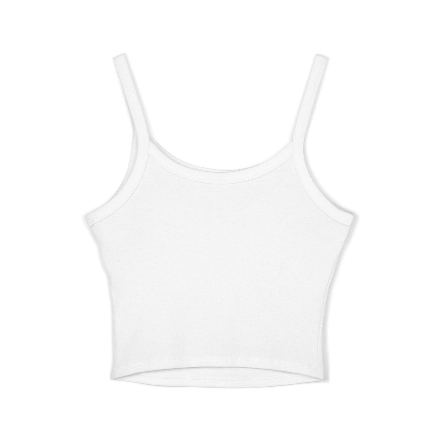 Tanktop „Weniger reden, mehr handeln“ für Damen mit Spaghettiträgern – Motivierende Activewear