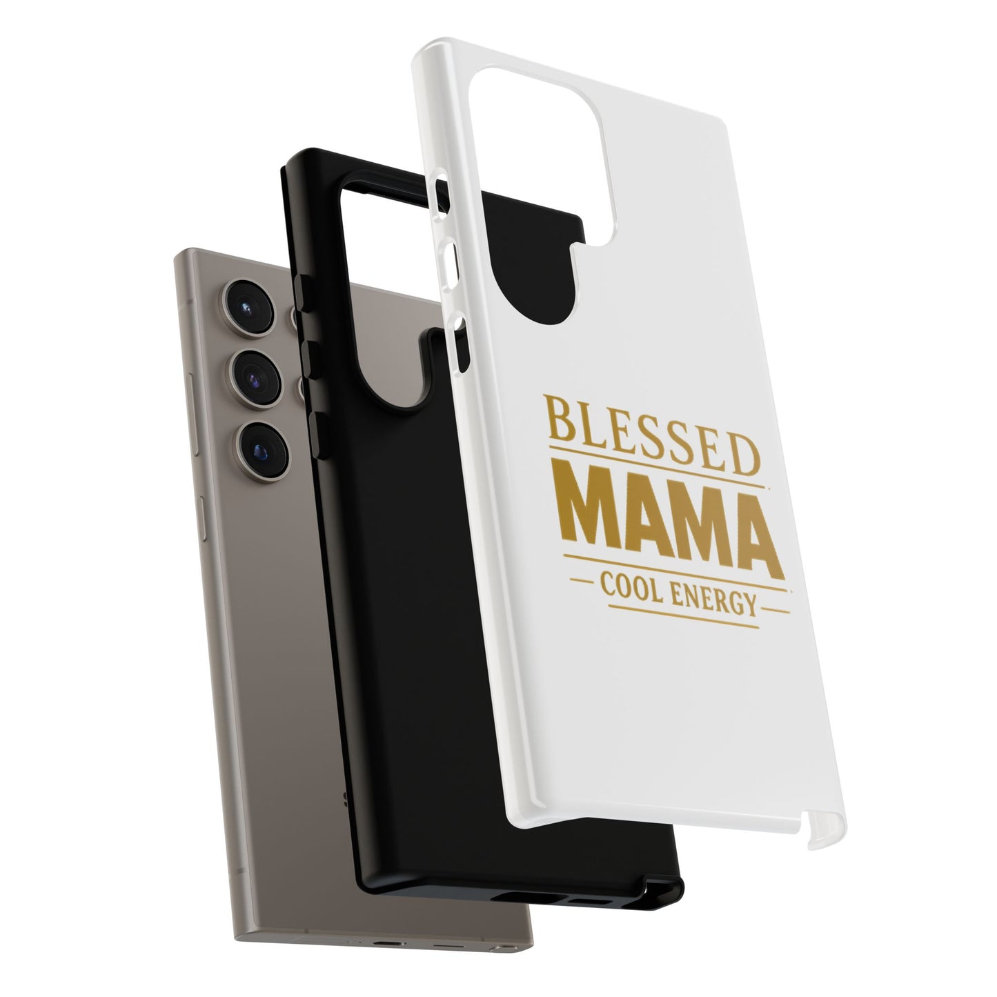 Blessed Mama Tough Case — "BLESSED MAMA COOL ENERGY" Phone Case