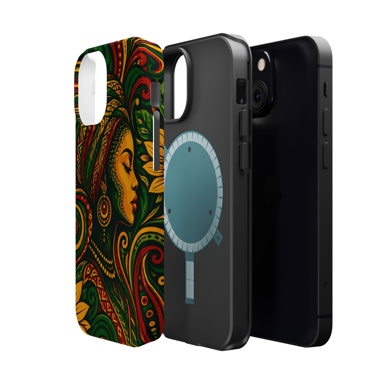 Afrocentric Rasta Woman Magnetic Impact-Resistant Phone Case