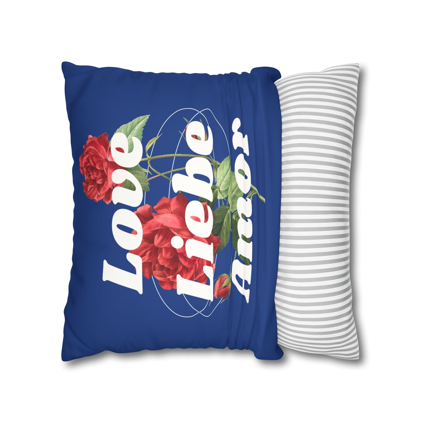 Faux Suede Square Pillowcase