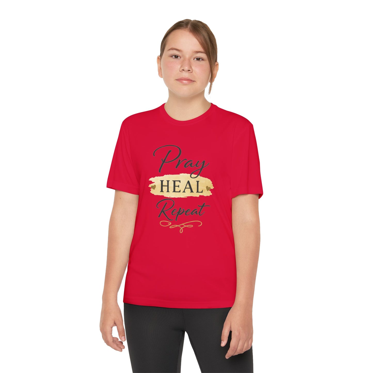 Beten Heilen Wiederholen T-Shirt für Jugendliche