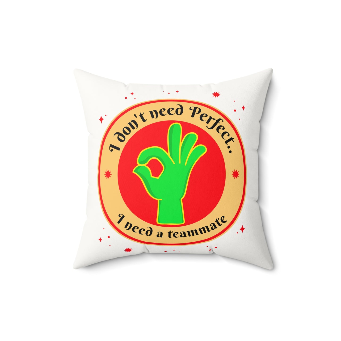 Faux Suede Square Pillow