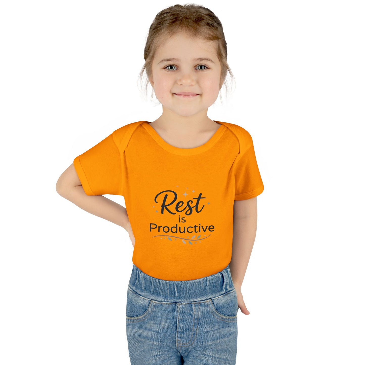 Baby-Body "Rest is Productive" – Baby-Strampler, niedliches, positives Geschenk für müde Babys