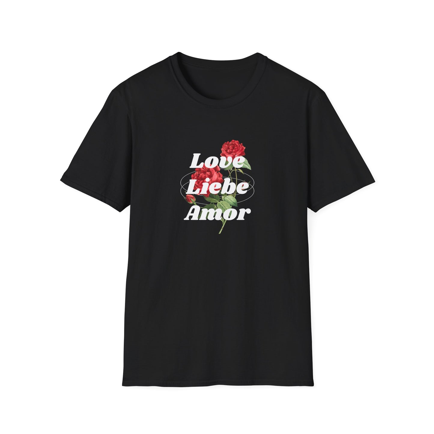 LOVE LIEBE AMOR T-Shirt — Trilingual Love Graphic Tee