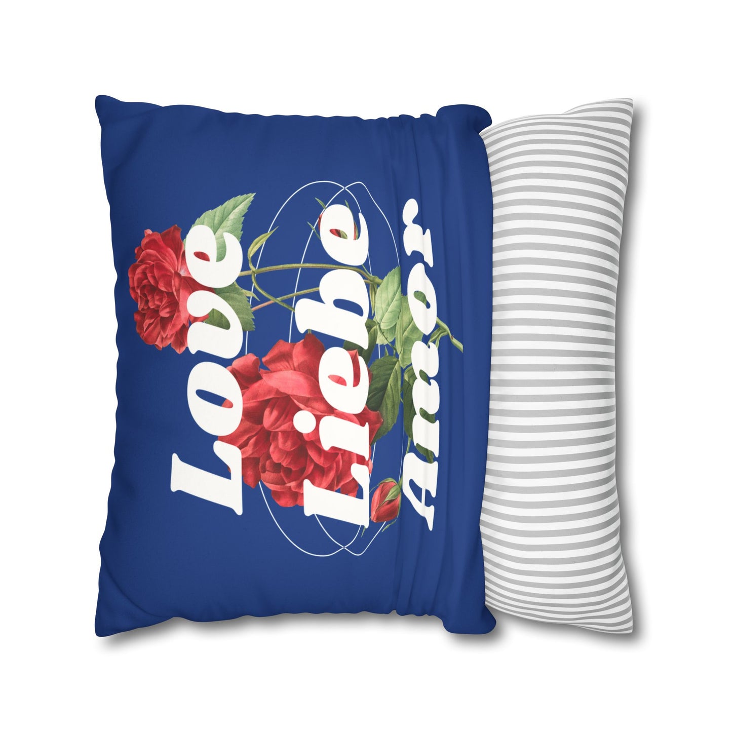 Faux Suede Square Pillowcase