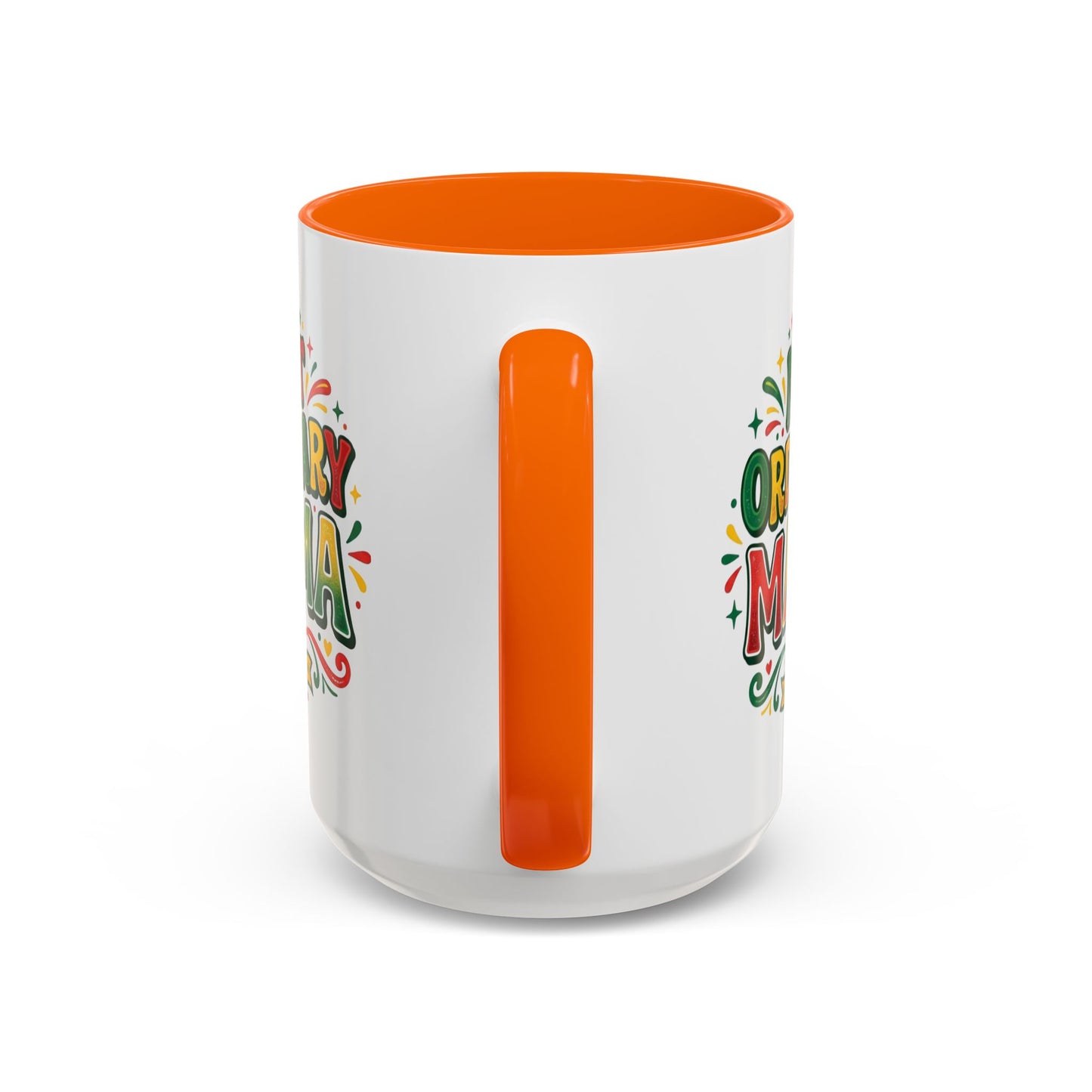 Accent Coffee Mug — "Not an ORDINARY MAMA" Ceramic Mom Coffee Cup (11/15 oz)