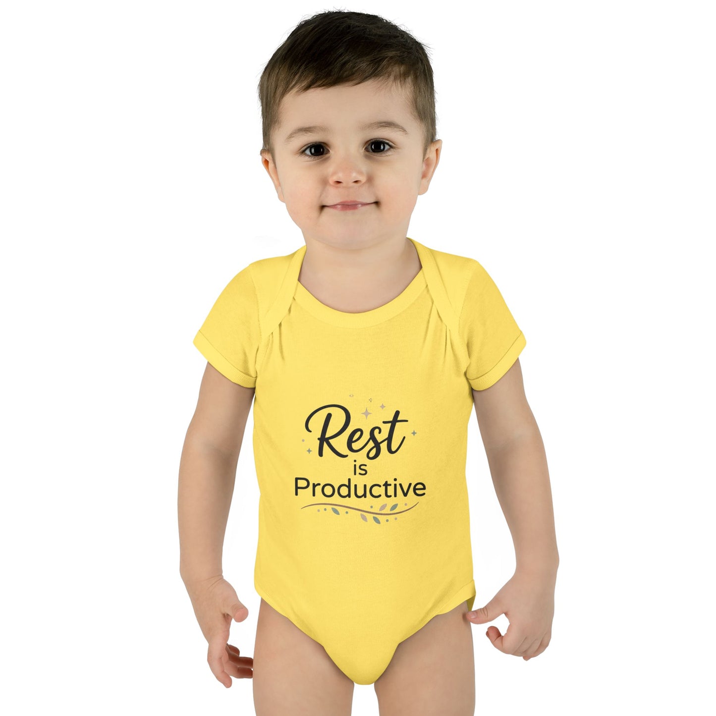 Baby-Body "Rest is Productive" – Baby-Strampler, niedliches, positives Geschenk für müde Babys