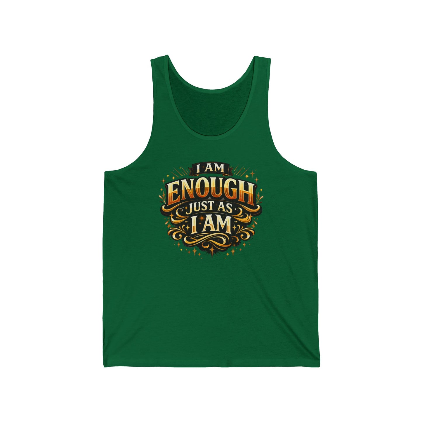 I Am Enough Just As I Am Tank — Affirmation Sleeveless Top