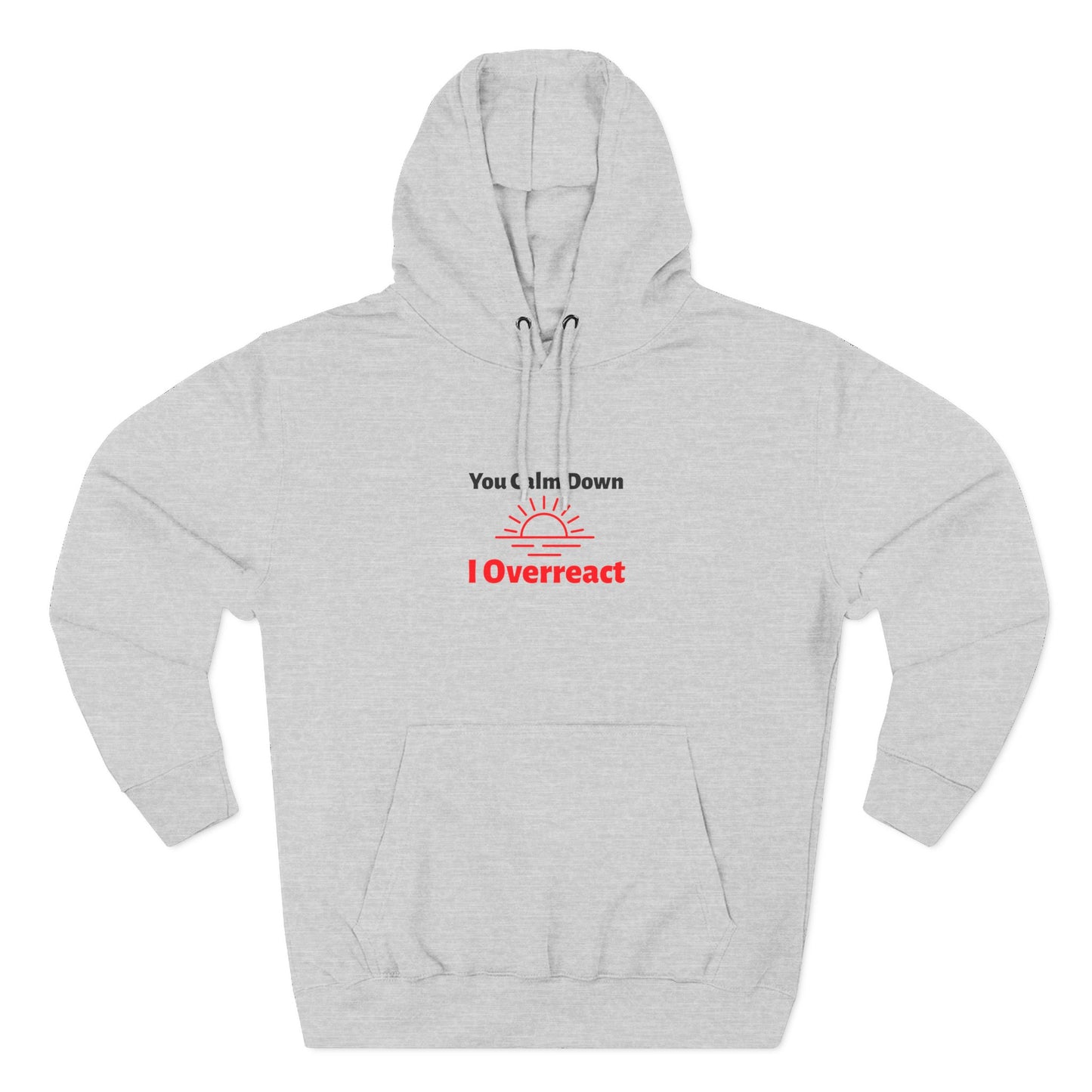 Three-Panel Fleece Hoodie