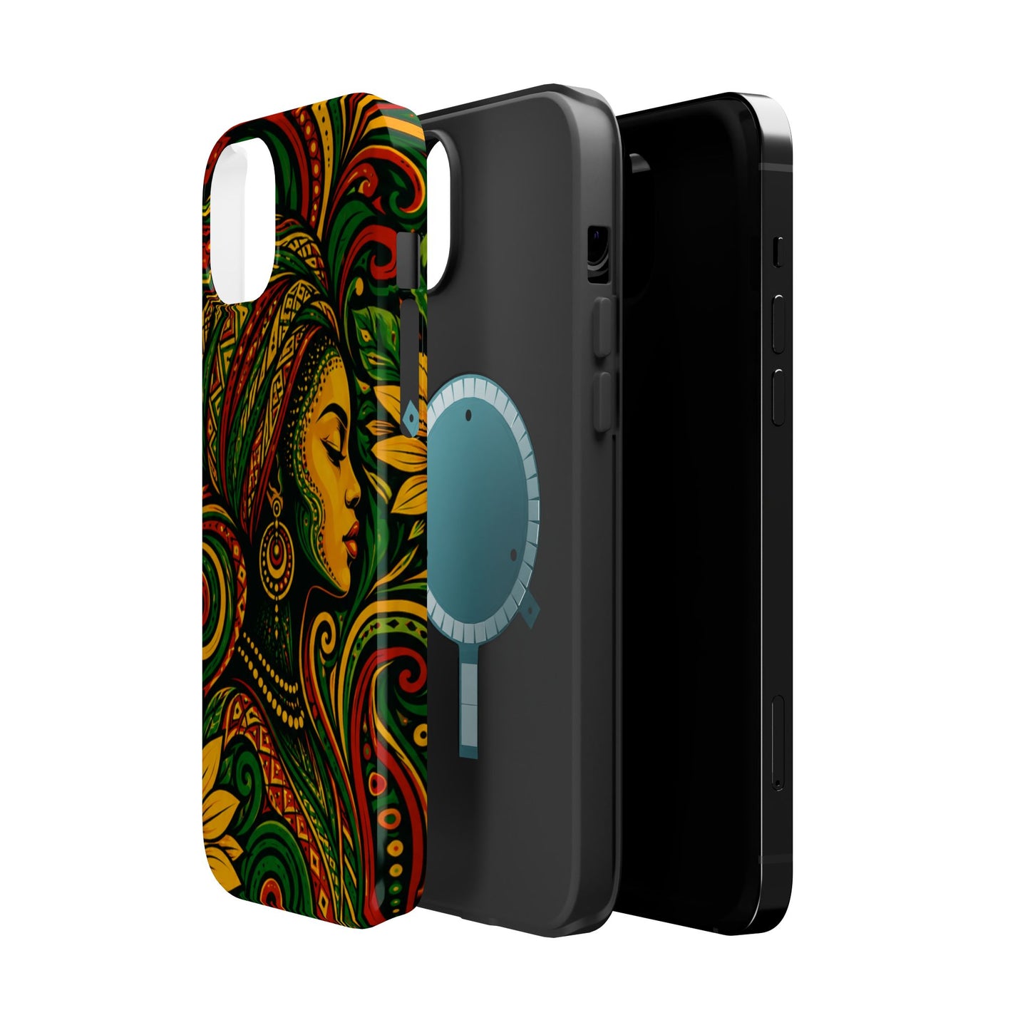 Afrocentric Rasta Woman Magnetic Impact-Resistant Phone Case