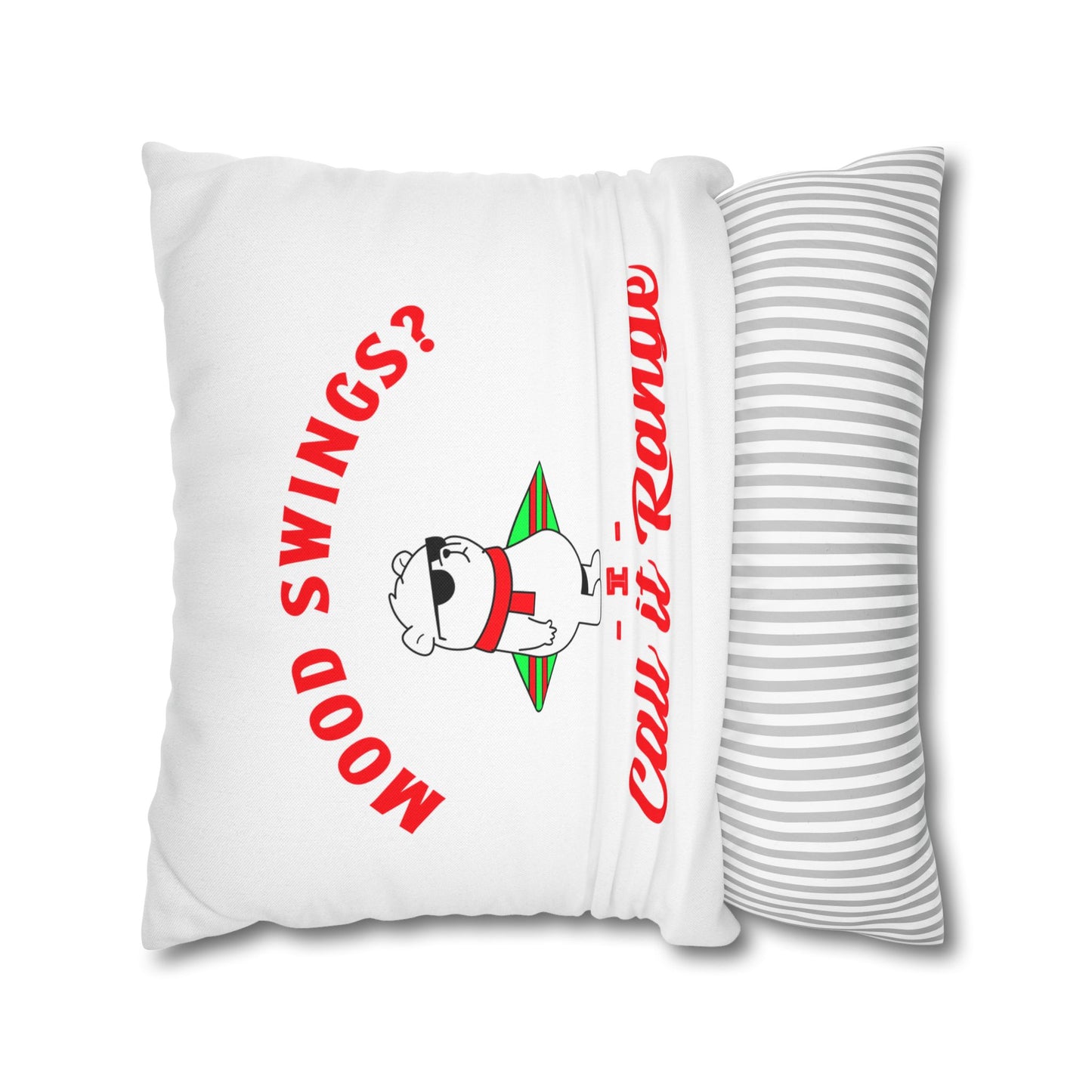 Spun Polyester Square Pillowcase