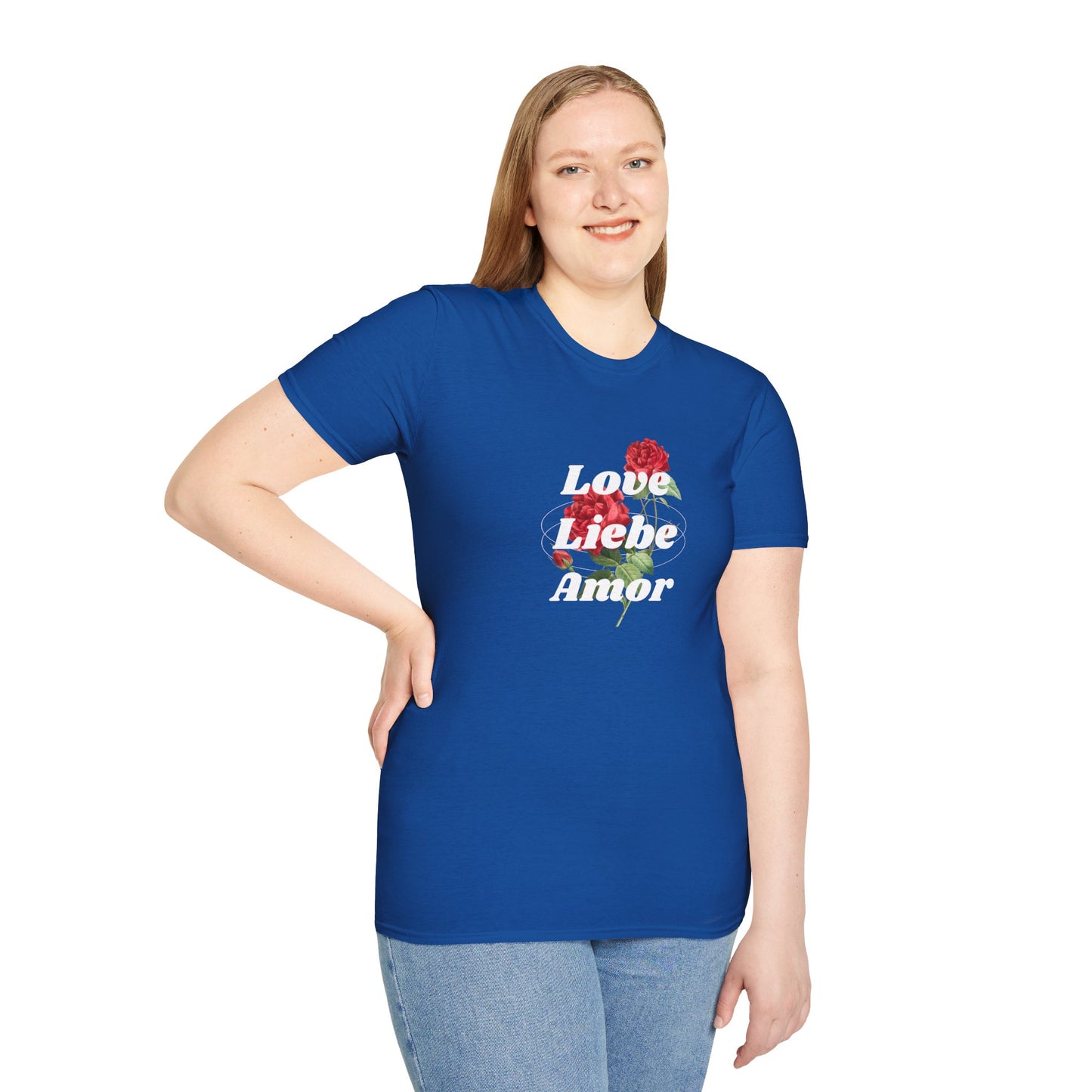 LOVE LIEBE AMOR T-Shirt — Trilingual Love Graphic Tee