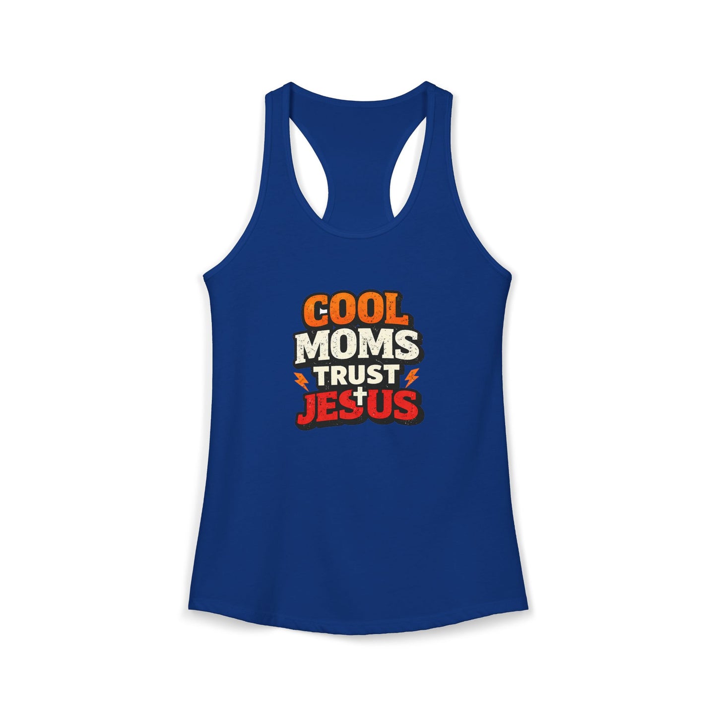 Cool Mums Trust Jesus Racerback Tank