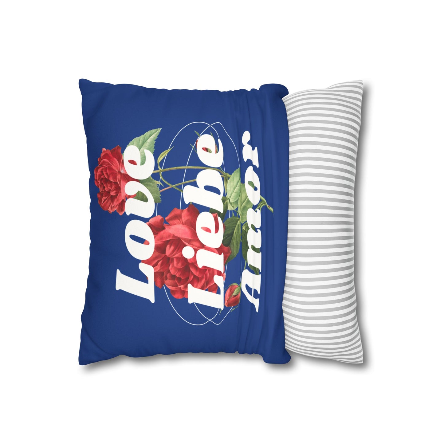 Faux Suede Square Pillowcase