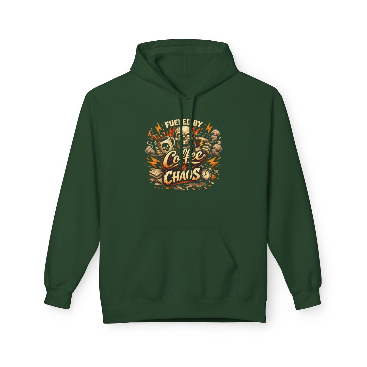 Fueled by Coffee and Chaos Hoodie