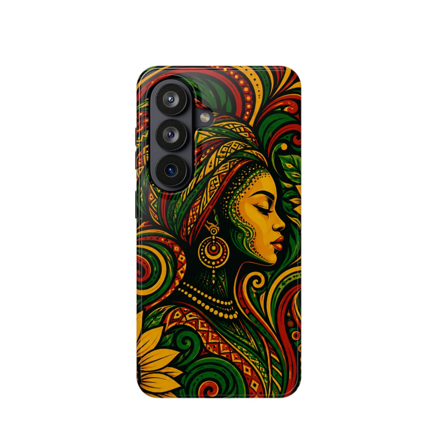 Afrocentric Rasta Woman Magnetic Impact-Resistant Phone Case