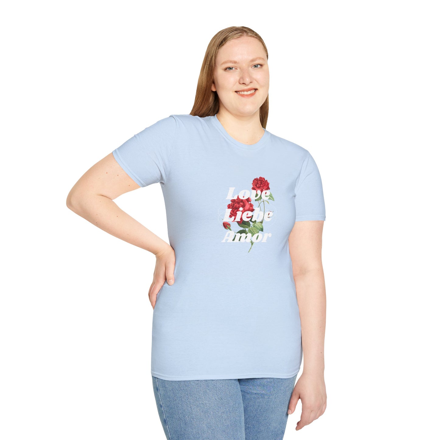 LOVE LIEBE AMOR T-Shirt — Trilingual Love Graphic Tee