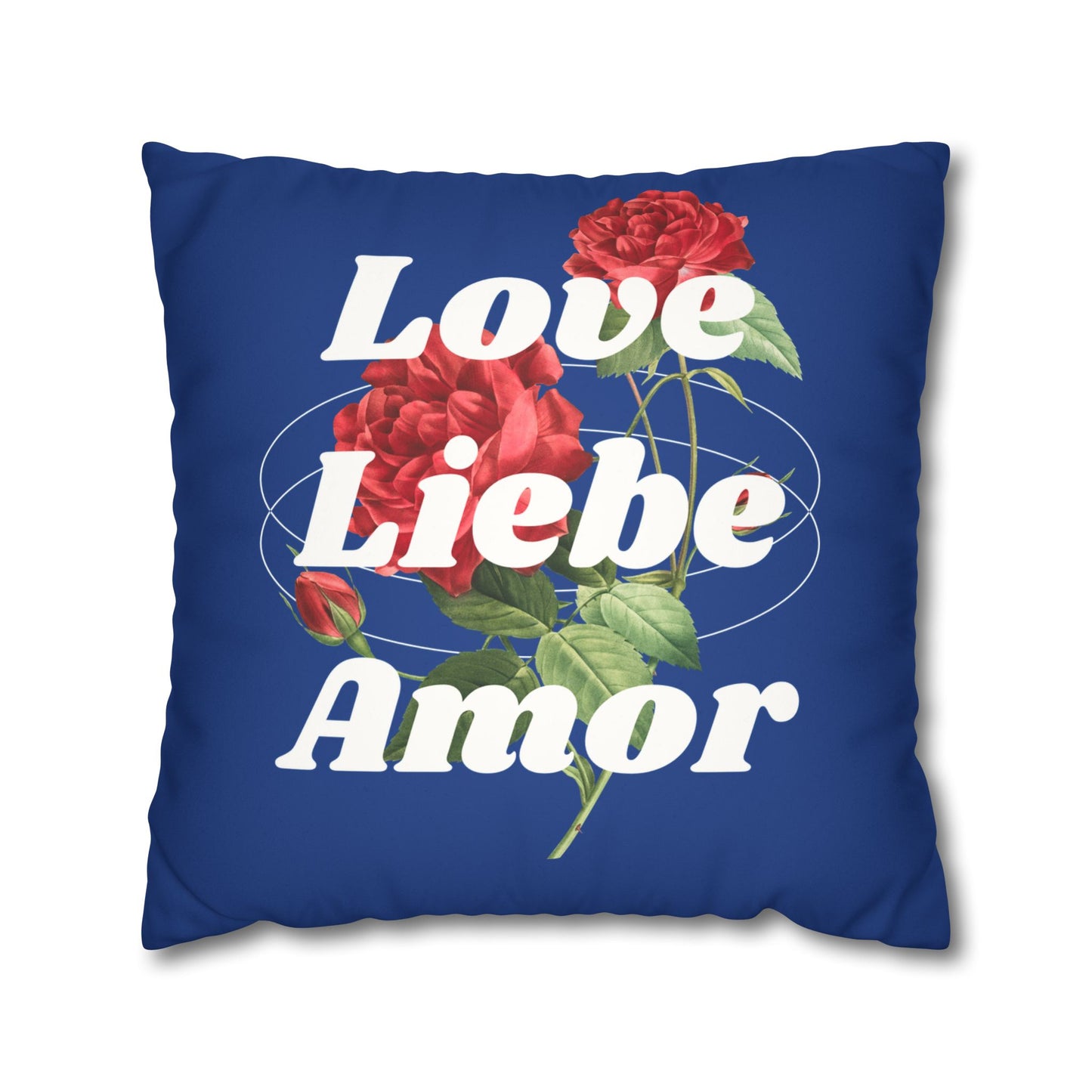 Faux Suede Square Pillowcase