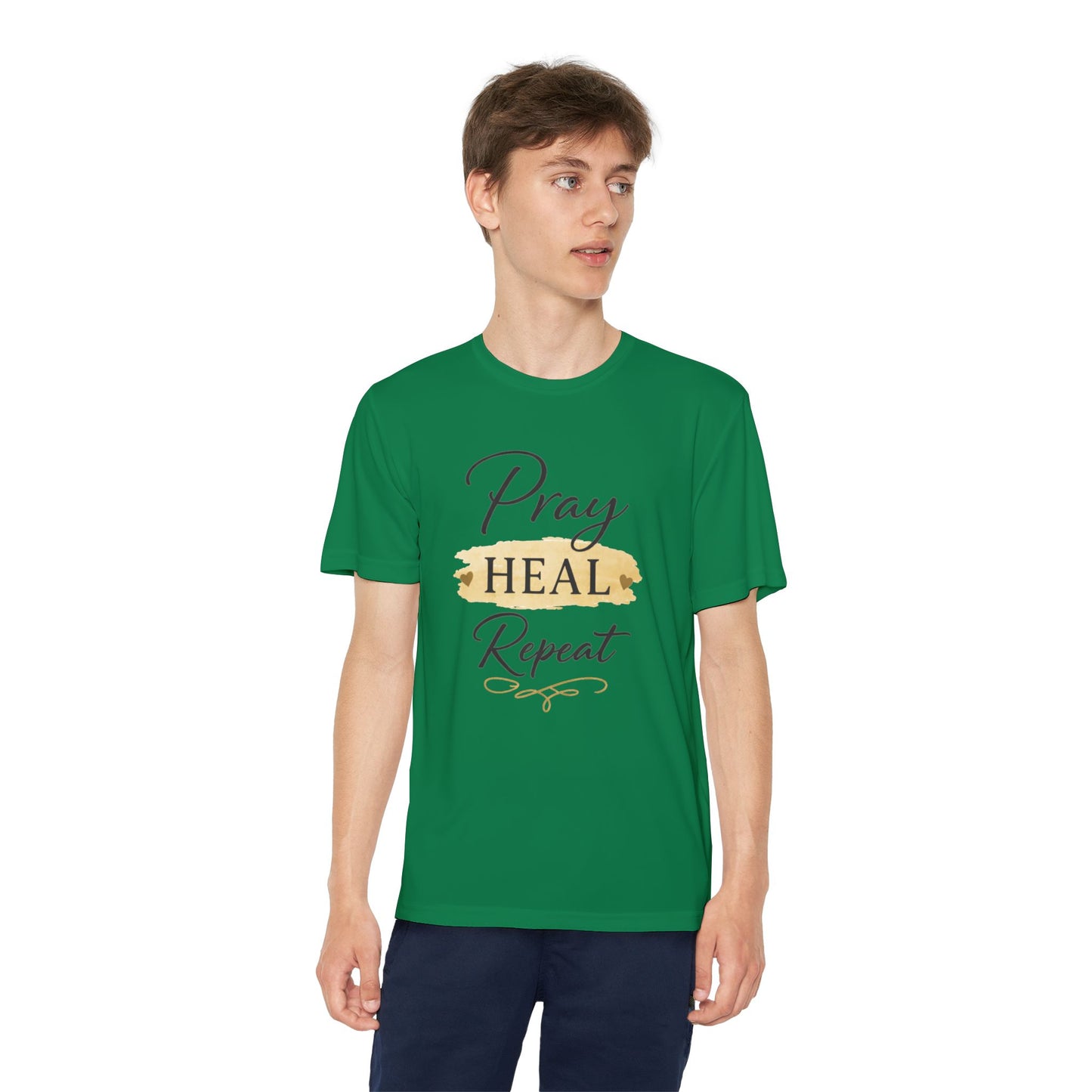 Beten Heilen Wiederholen T-Shirt für Jugendliche