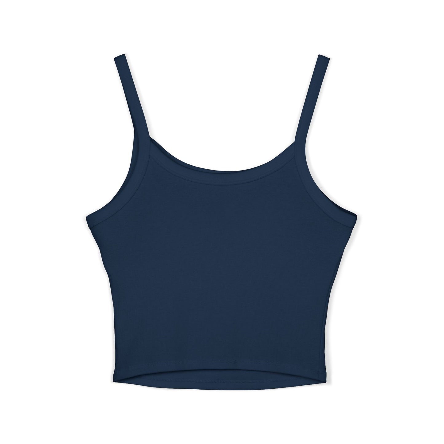 Tanktop „Weniger reden, mehr handeln“ für Damen mit Spaghettiträgern – Motivierende Activewear