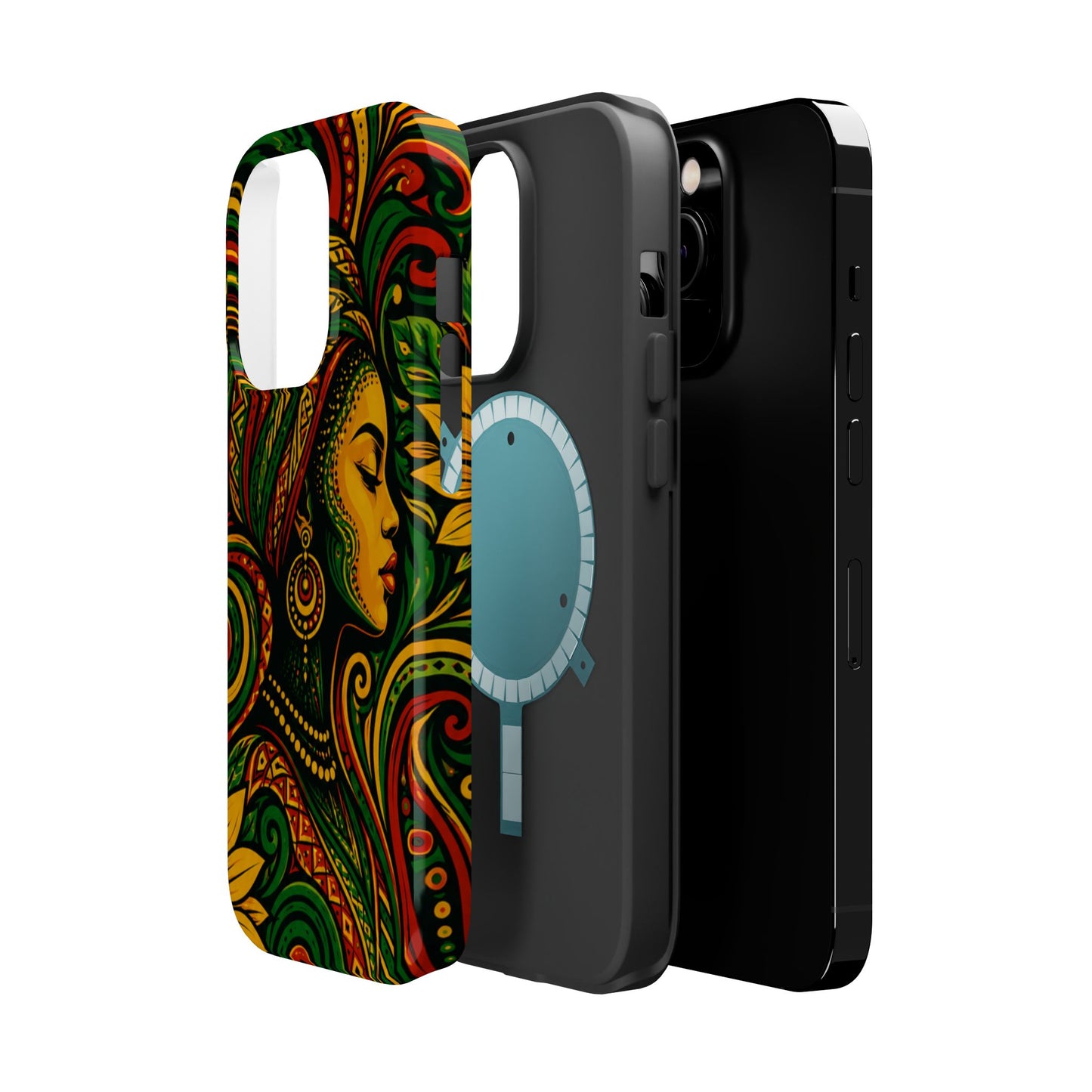 Afrocentric Rasta Woman Magnetic Impact-Resistant Phone Case
