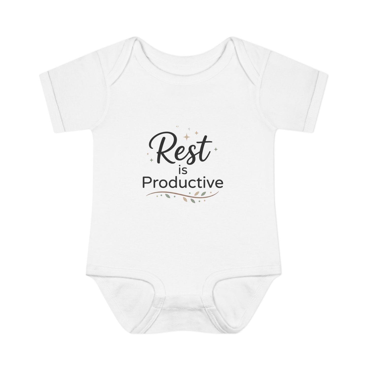 Baby-Body "Rest is Productive" – Baby-Strampler, niedliches, positives Geschenk für müde Babys